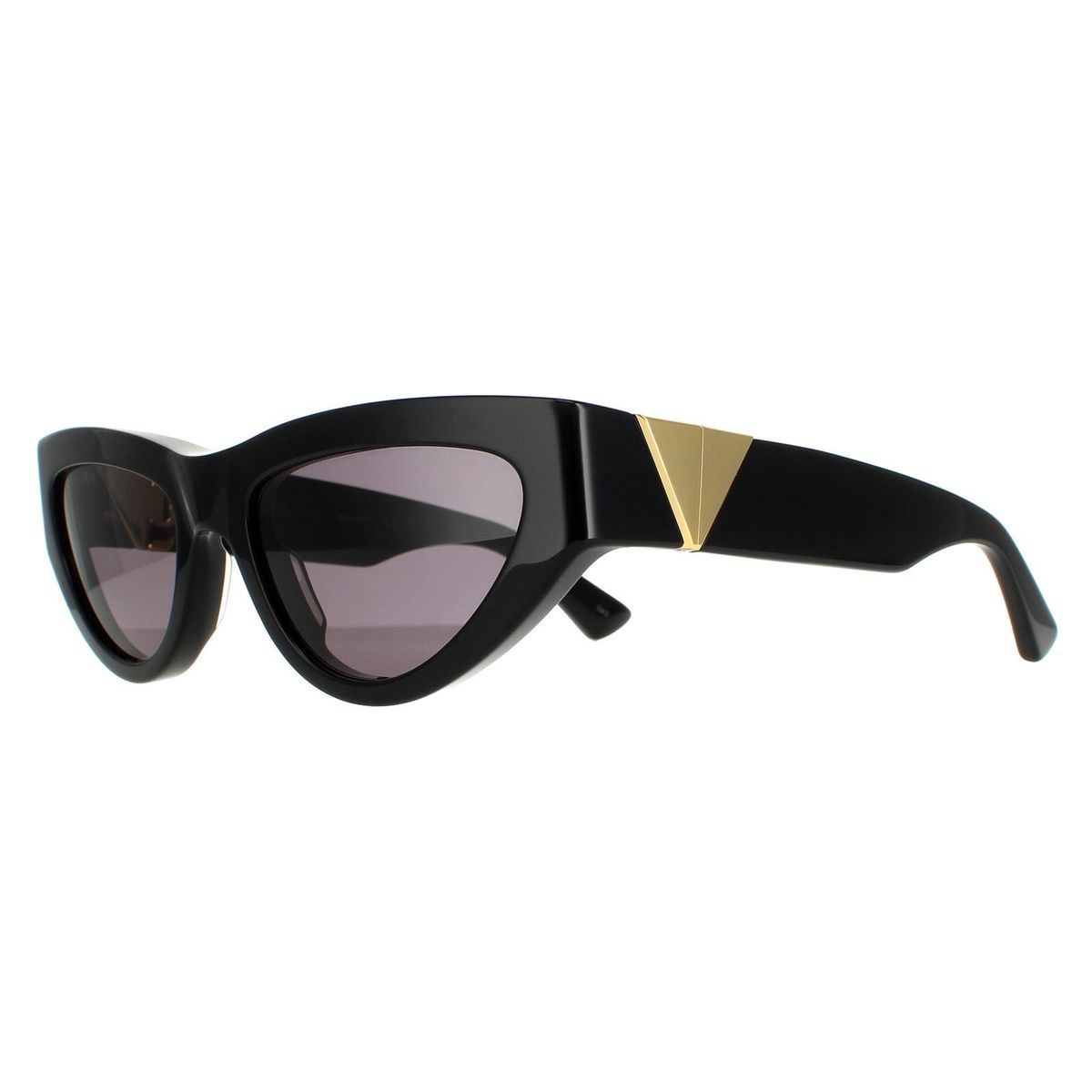 Klobige Cat-Eye-Sonnenbrille aus Acetat