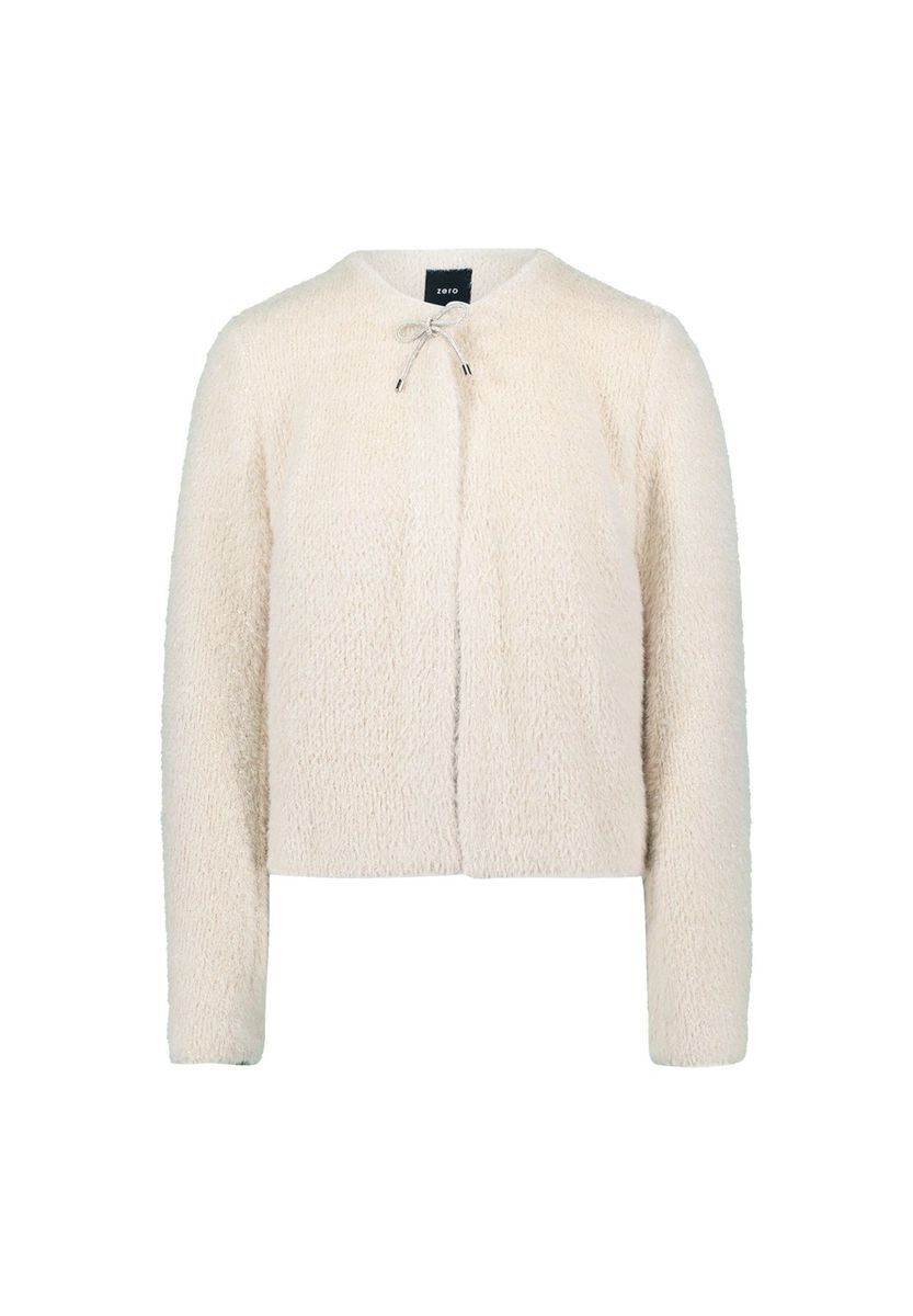Elegante Strickjacke mit Bindedetail