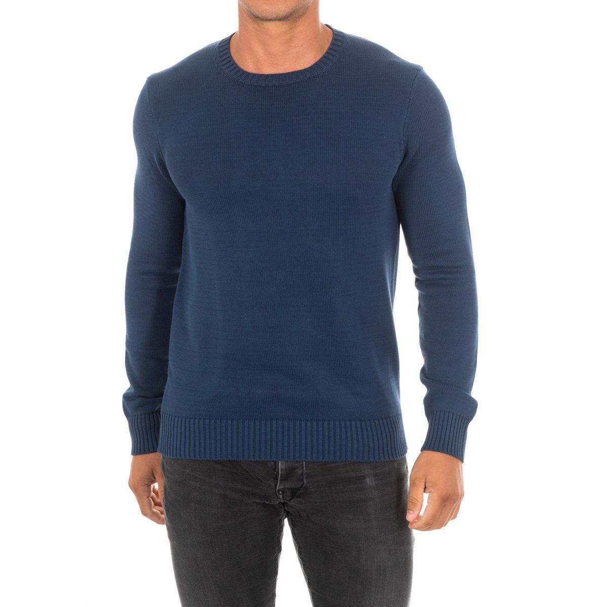 Herren Langarmpullover mit Rundhalsausschnitt