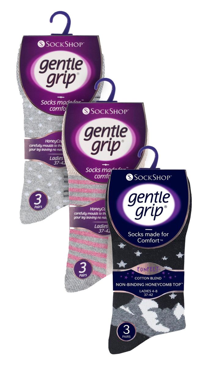 Nicht einschneidende gemusterte Baumwoll-Socken