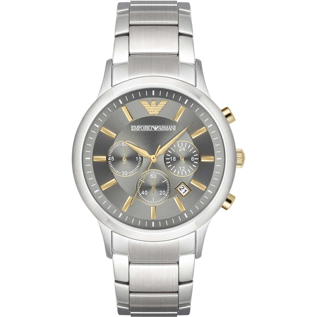 Herren-Zweifarbige Chronograph-Uhr