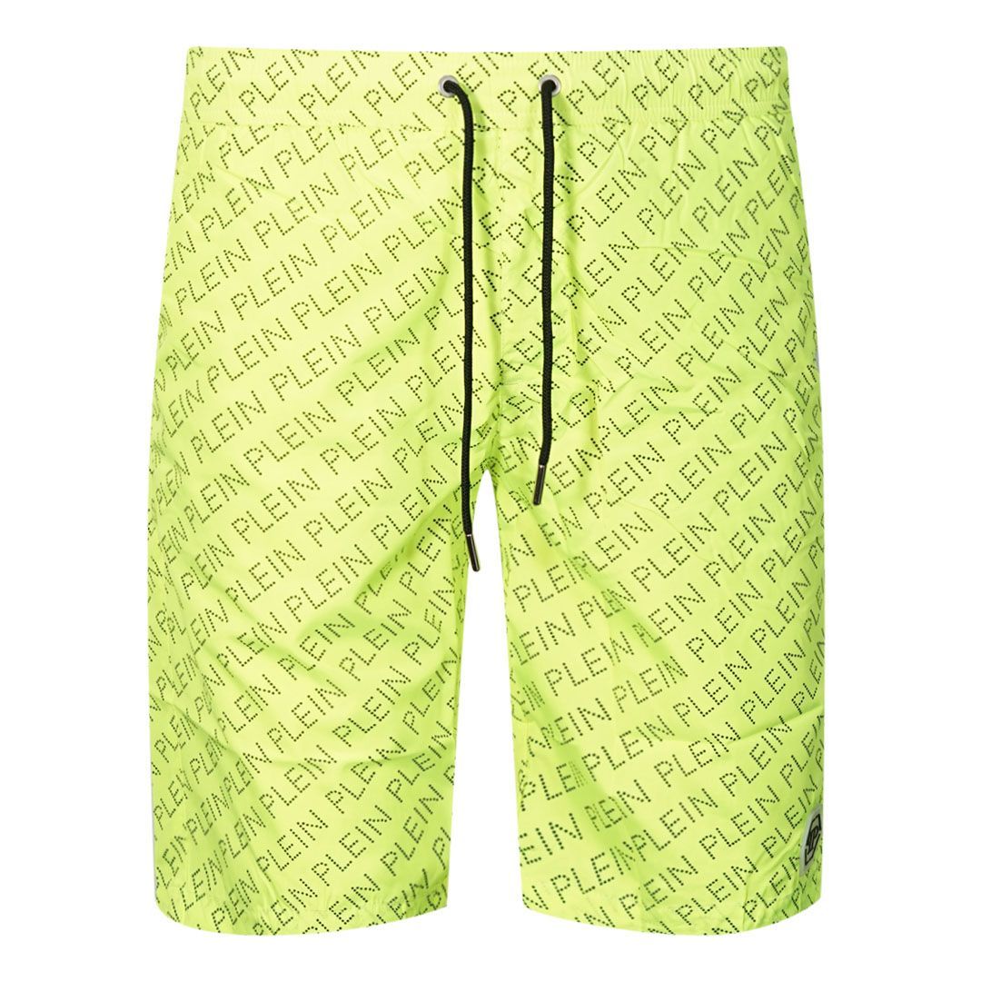 Herren Badeshorts mit repetitivem Logo