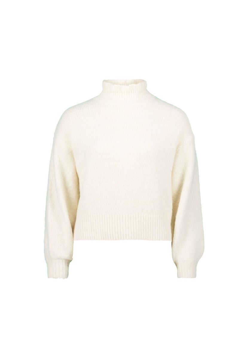 Gemütlicher Strickpullover mit Stehkragen