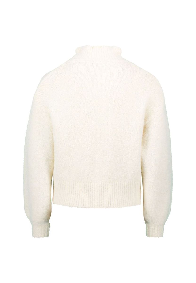 Gemütlicher Strickpullover mit Stehkragen