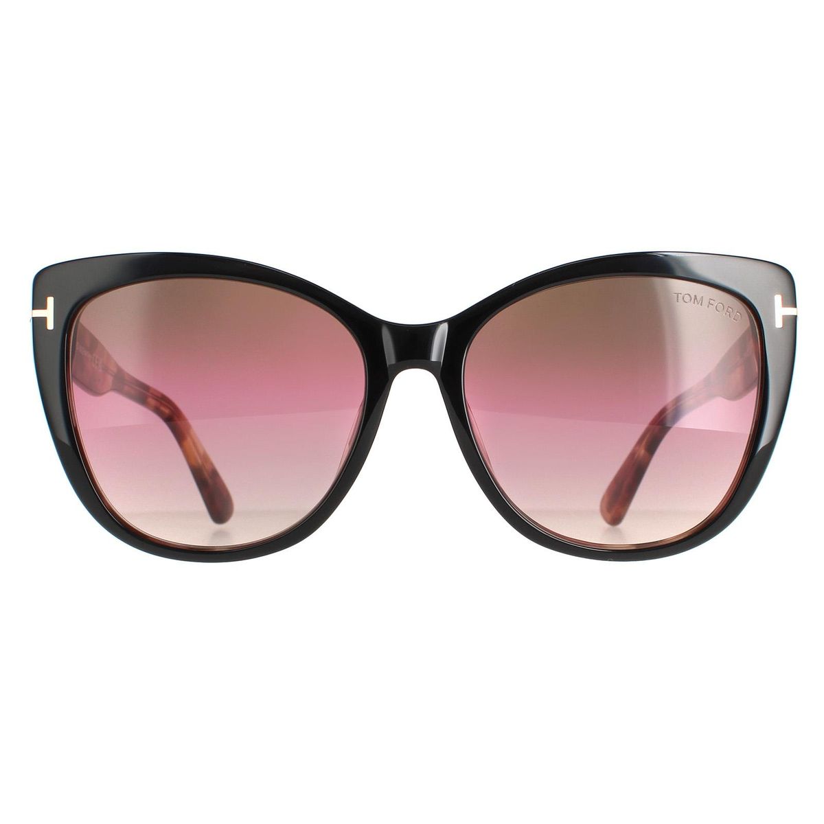 Katzenaugen-Sonnenbrille Havana Braun