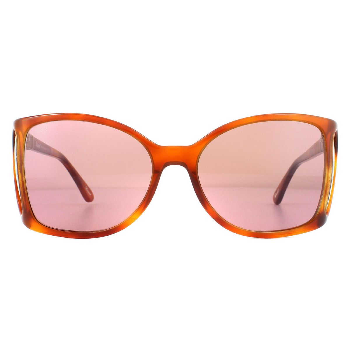 Übergroße Sonnenbrille mit Schmetterlingsrahmen