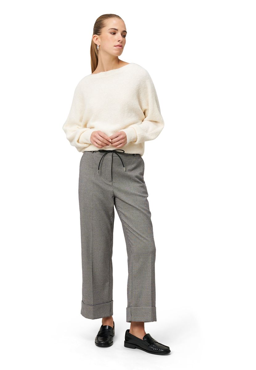 zero Strickpullover mit U-Boot Ausschnitt, beige, 34