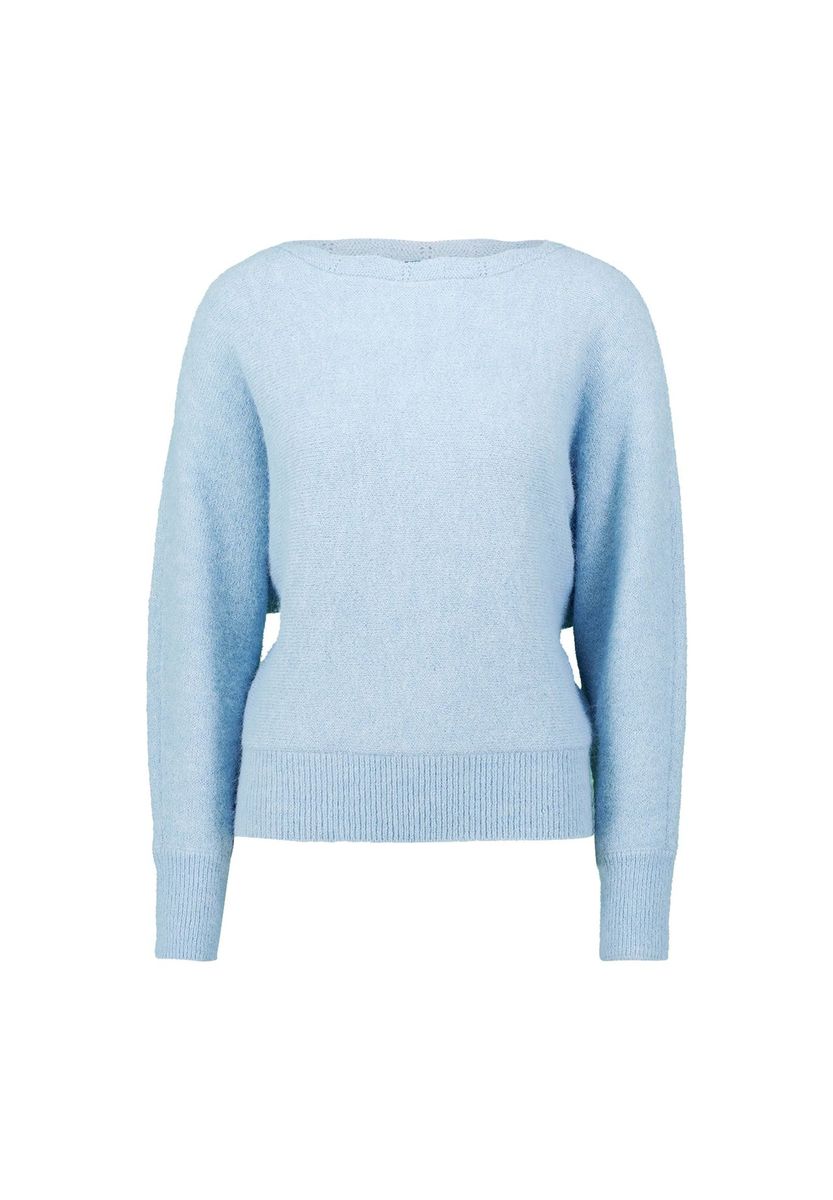 Strickpullover mit U-Boot-Ausschnitt und lockerer Passform