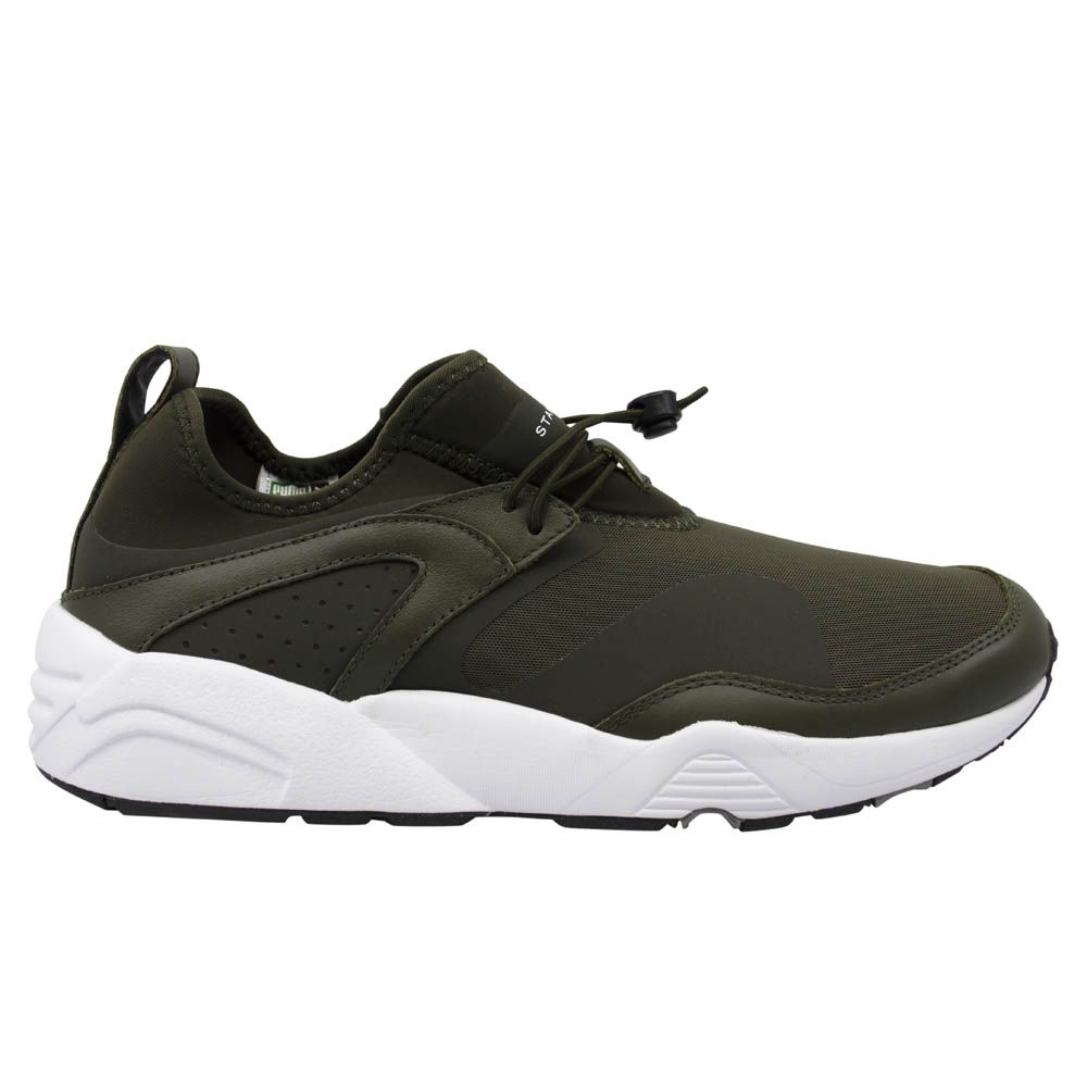 Olivgrüner Slipper Trainingsschuh