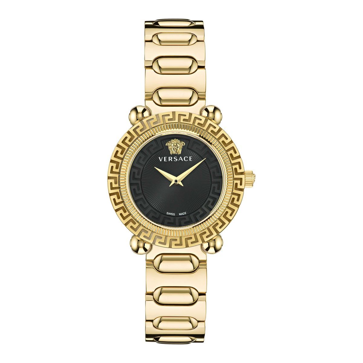 Goldene Versace Greca Twist Damenuhr