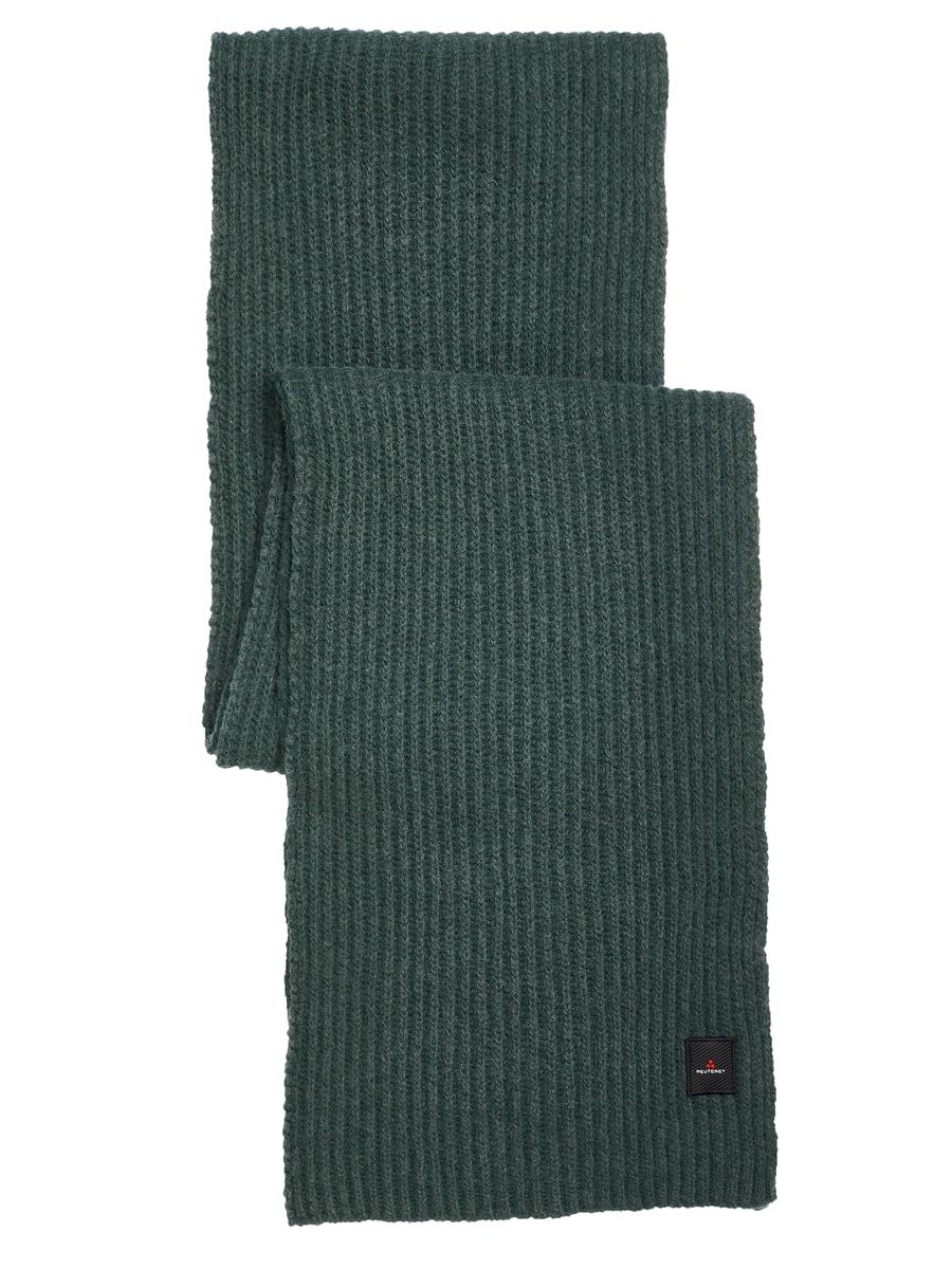Gerippter Wollmisch-Strickschal