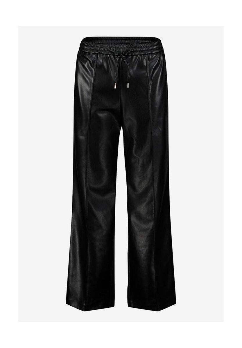 Weites Bein Kunstlederhose