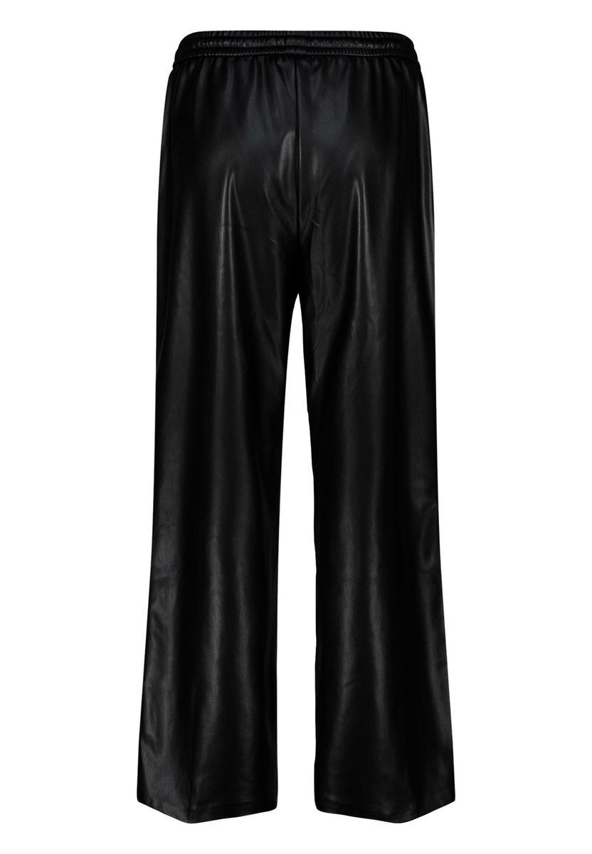 Weites Bein Kunstlederhose