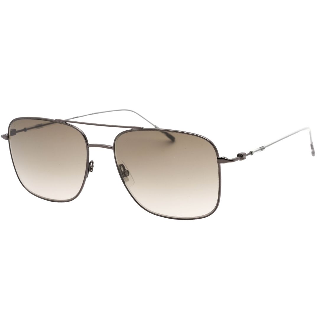 Moderne quadratische Sonnenbrille im Aviator-Stil