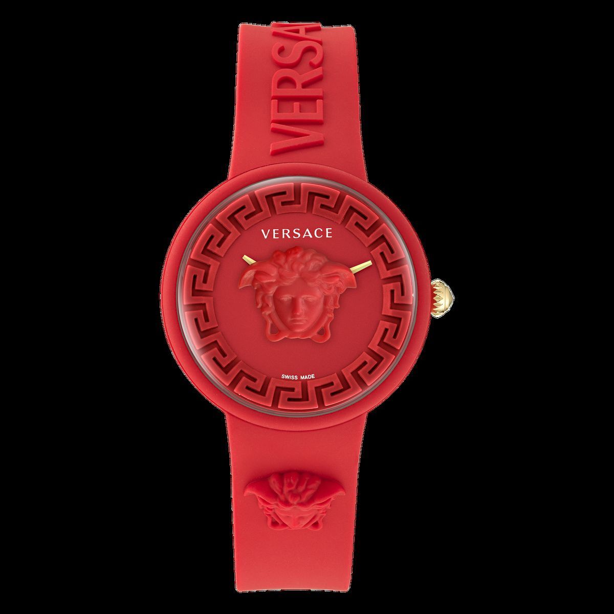 Rote Medusa Pop Silikonuhr
