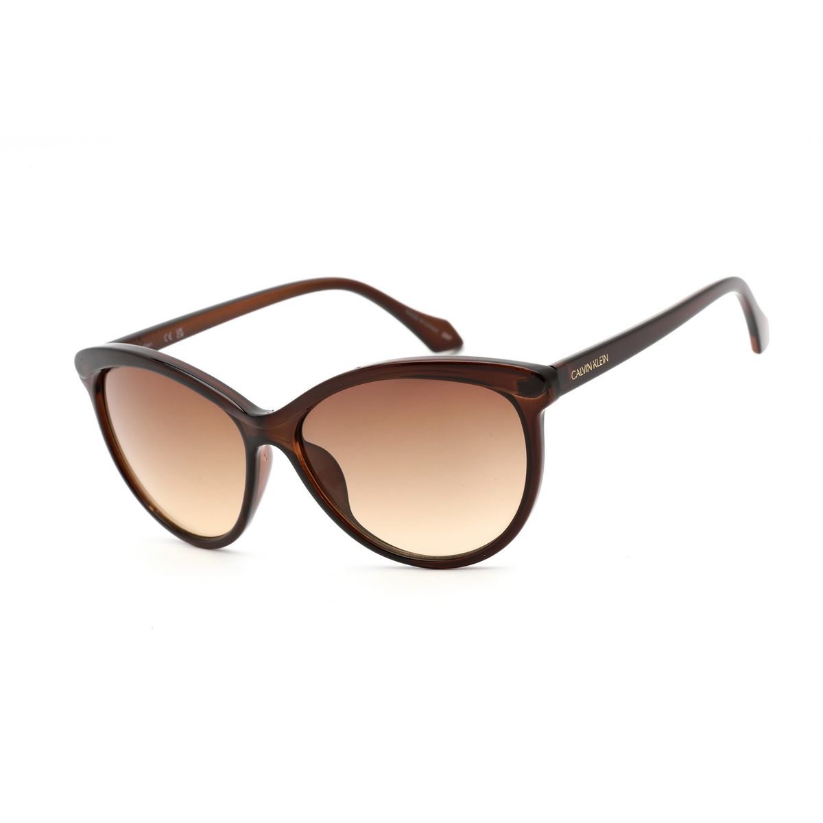 Braune Cat-Eye-Sonnenbrille