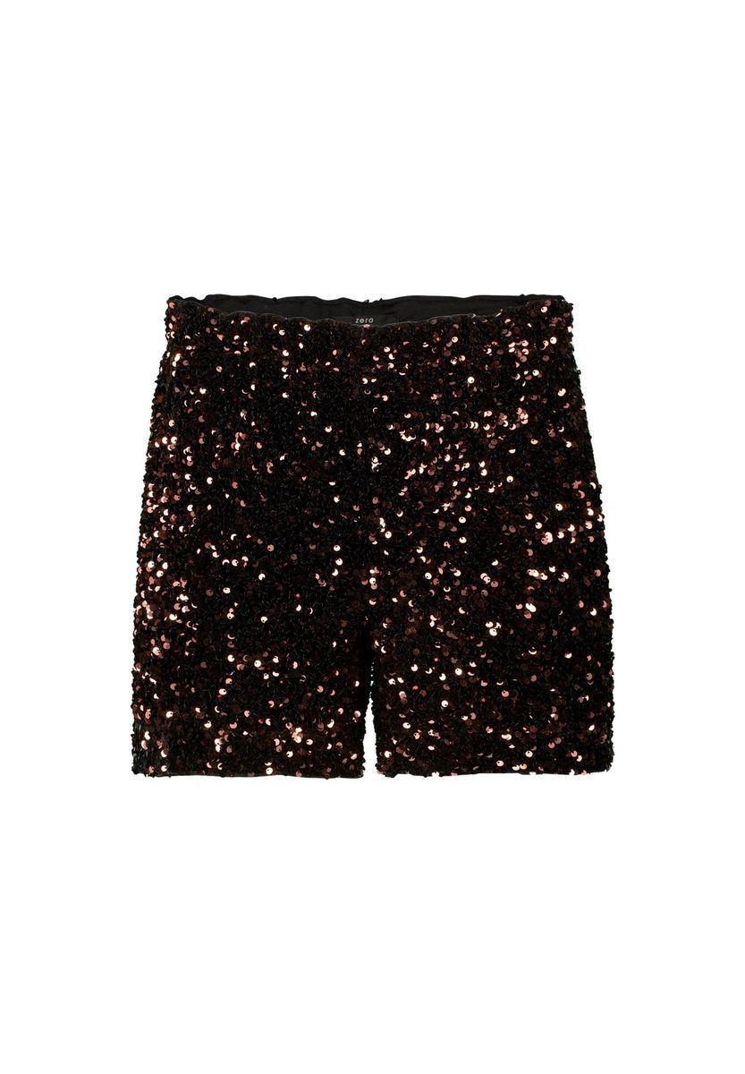 Party-Shorts mit Paillettenbesatz