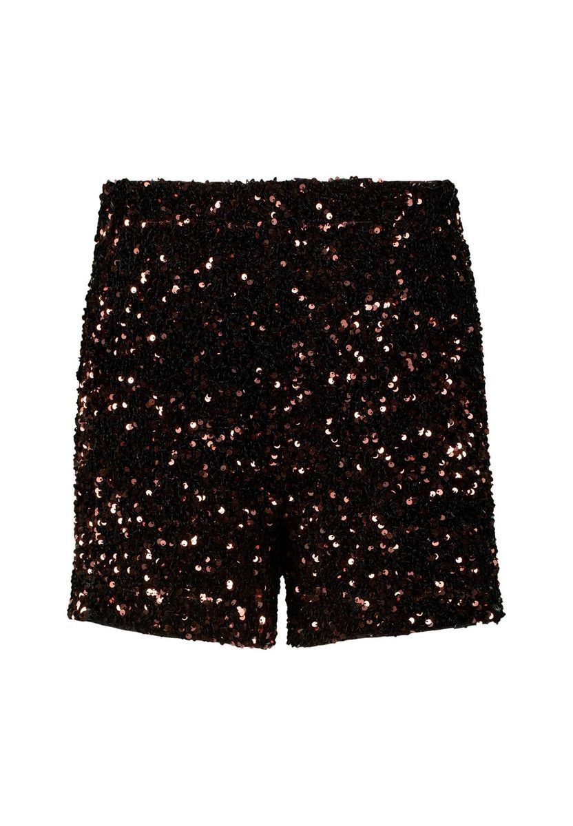 Party-Shorts mit Paillettenbesatz