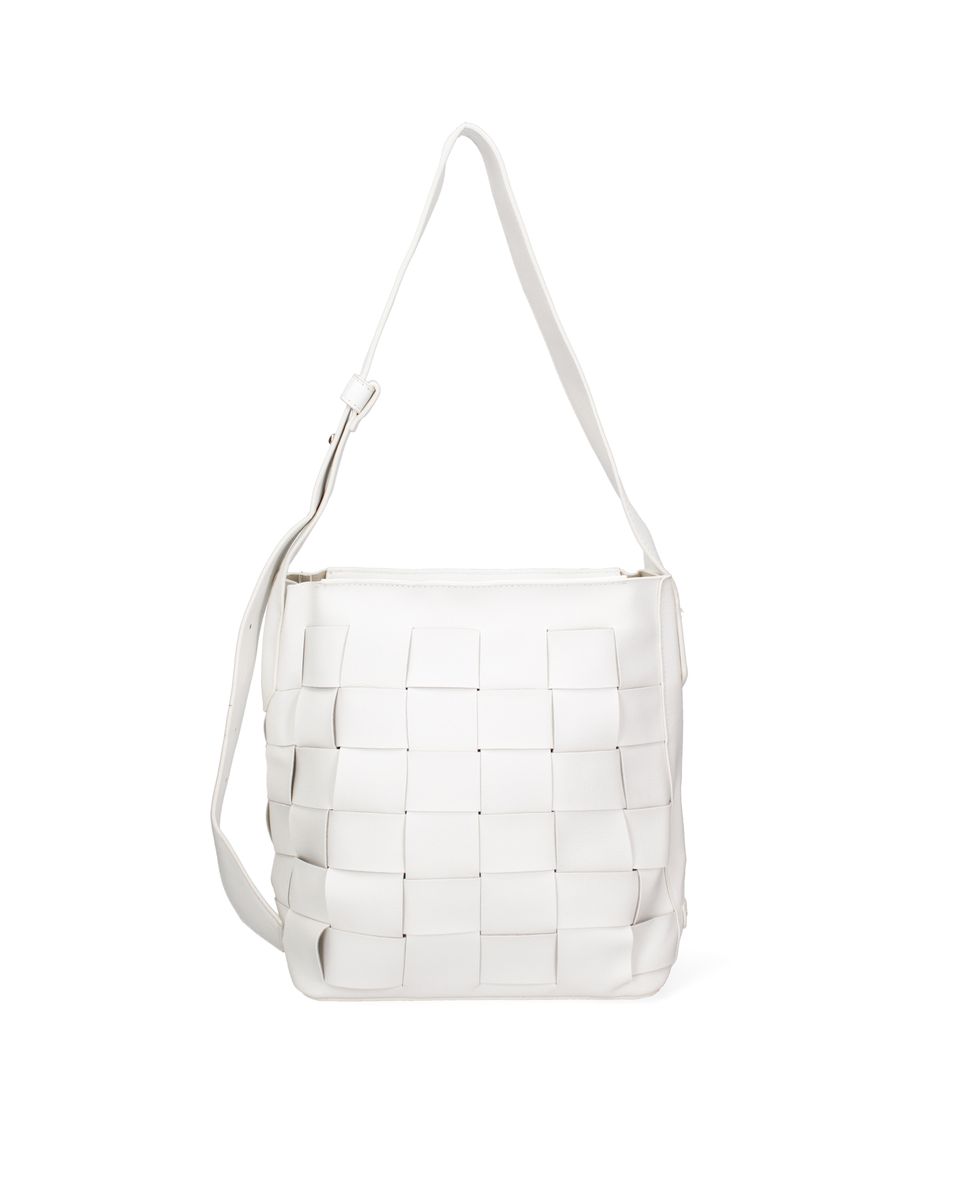 Schultertasche im gewebten Design