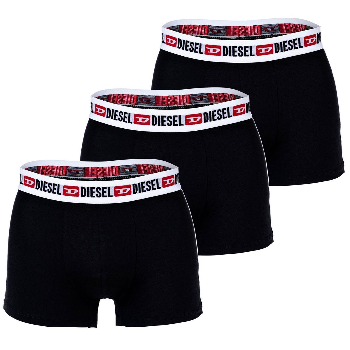 Herren Schwarze Stretch Baumwoll Boxershorts
