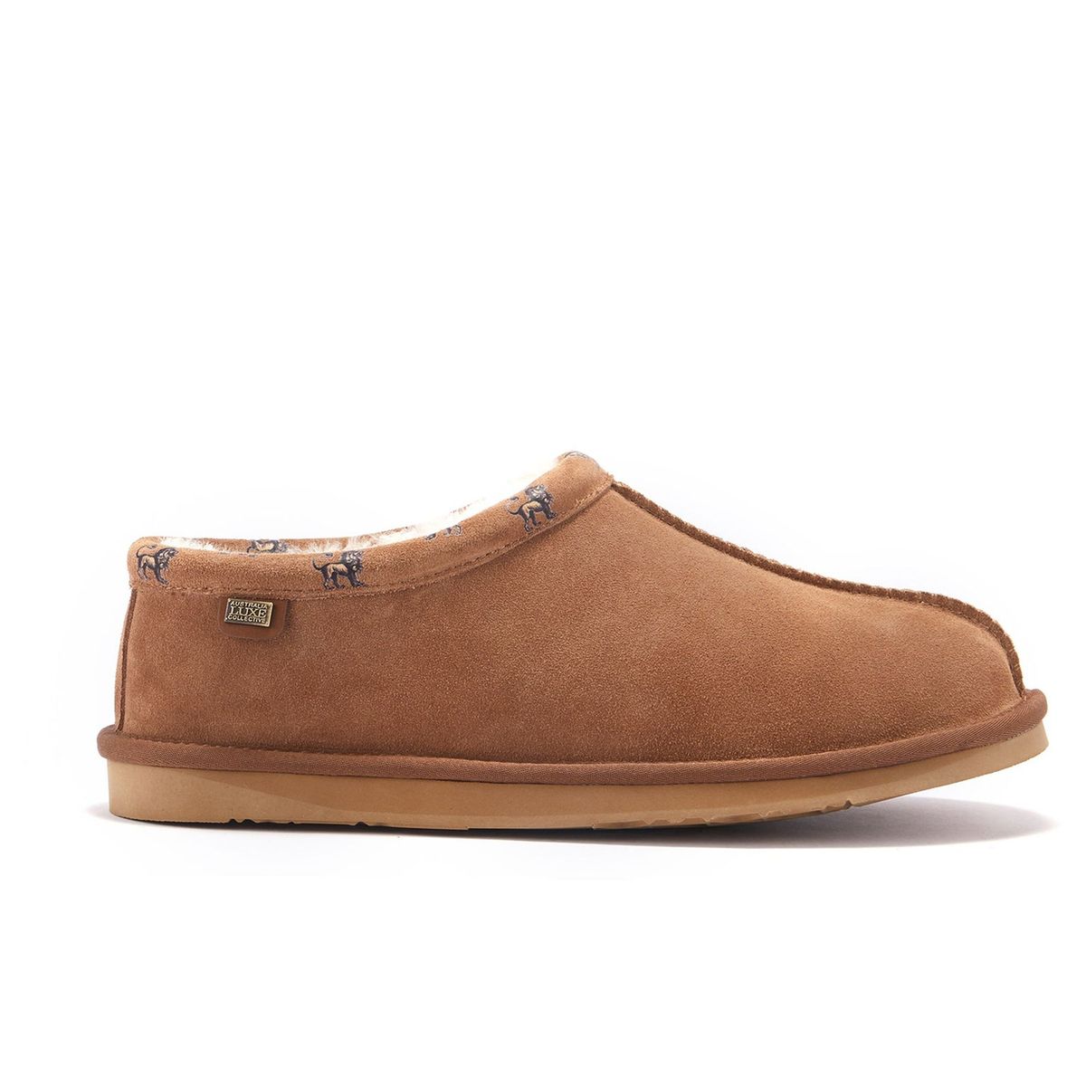 Herren Slipper aus Wildleder mit Futter