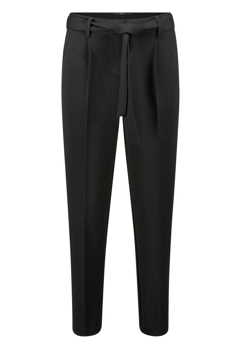 Klassische schwarze, schmal zulaufende Knöchelhose