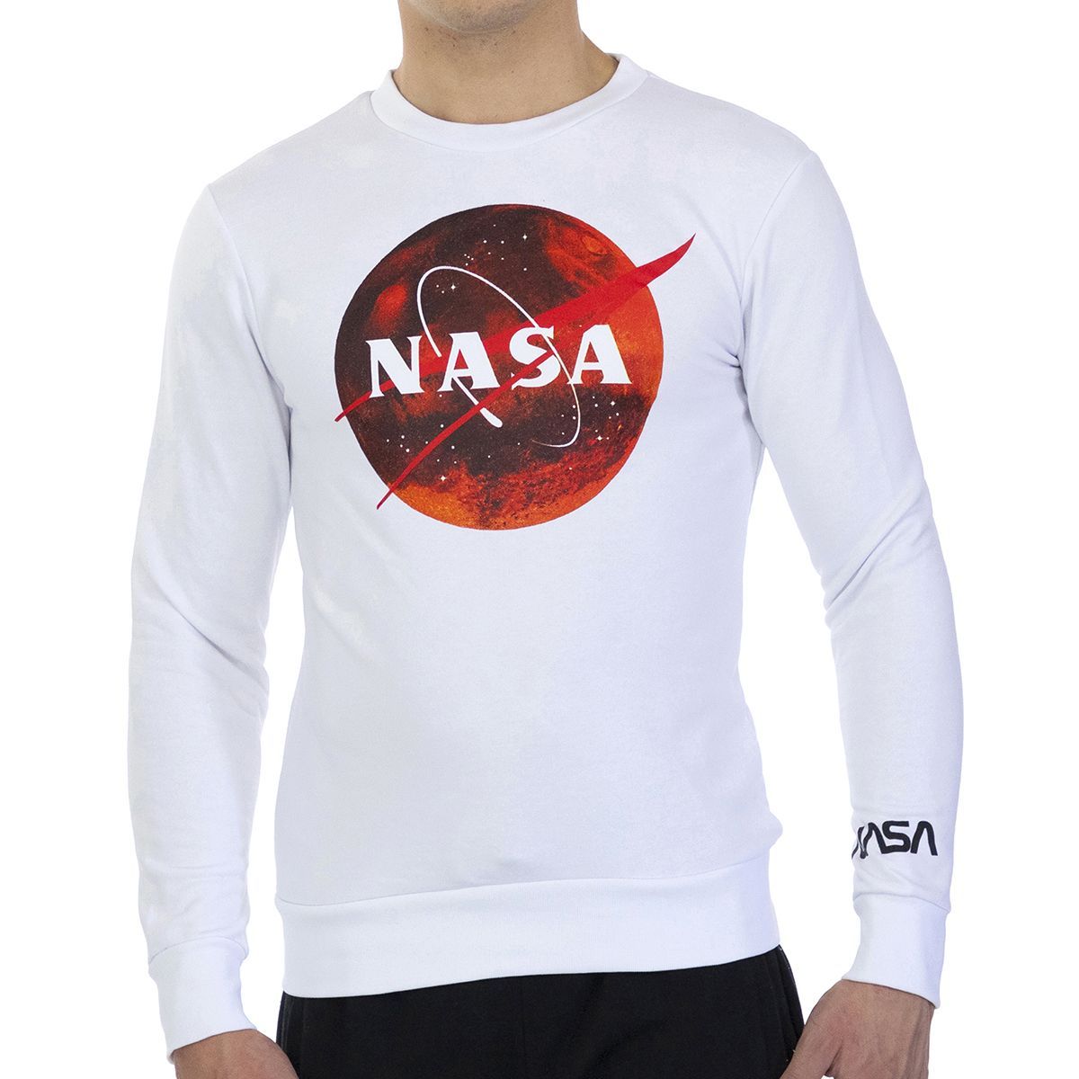 NASA Logo Grafik Rundhals Sweatshirt