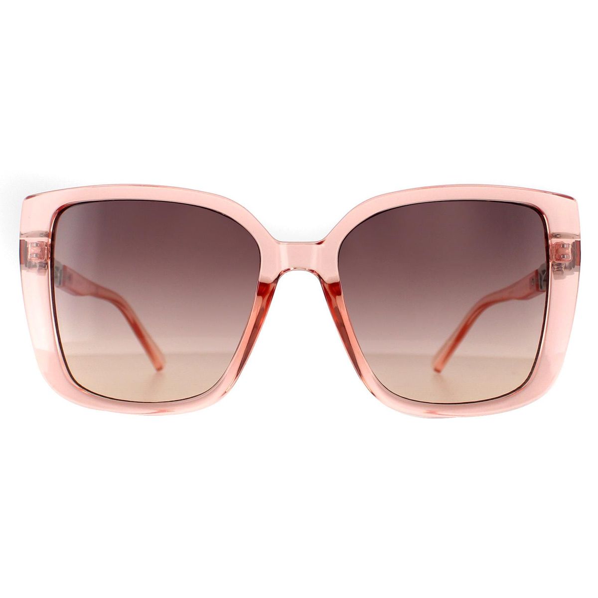 Übergroße, eckige Sonnenbrille mit Farbverlauf