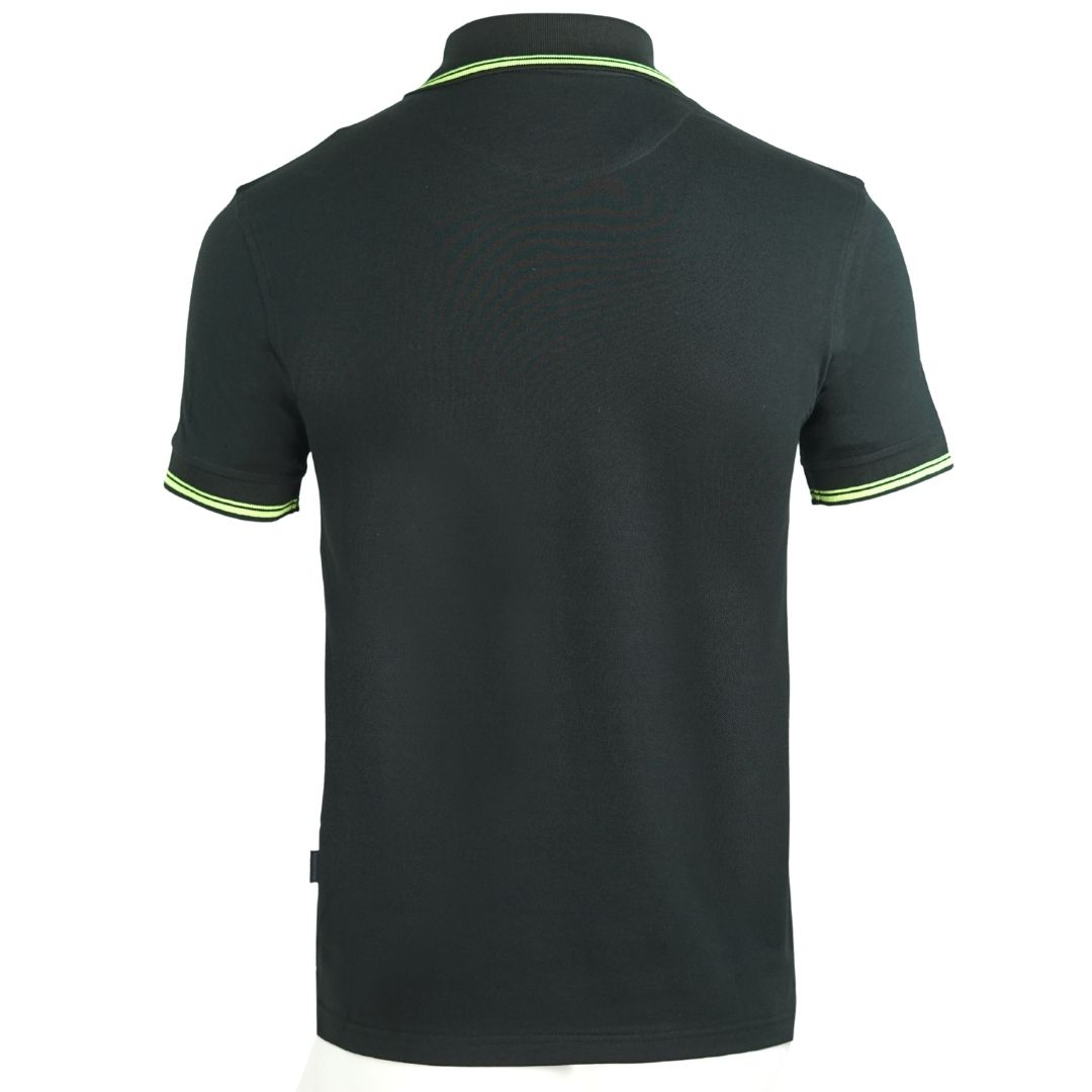 Kurzärmeliges Poloshirt mit gesticktem Wappen
