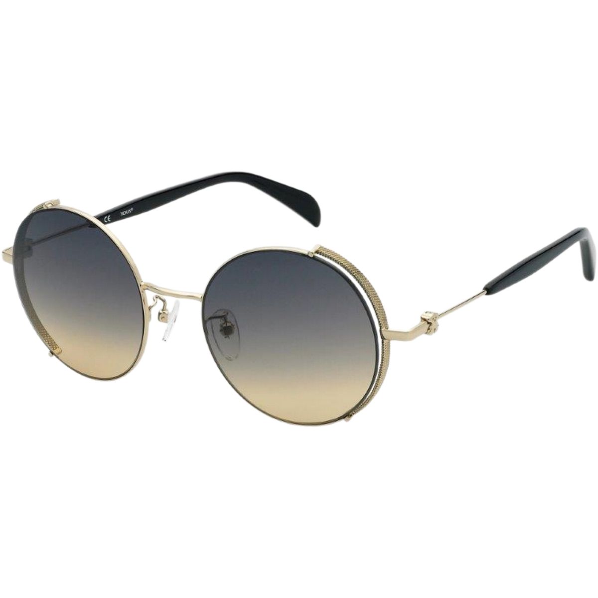 Runde Sonnenbrille mit Farbverlauf