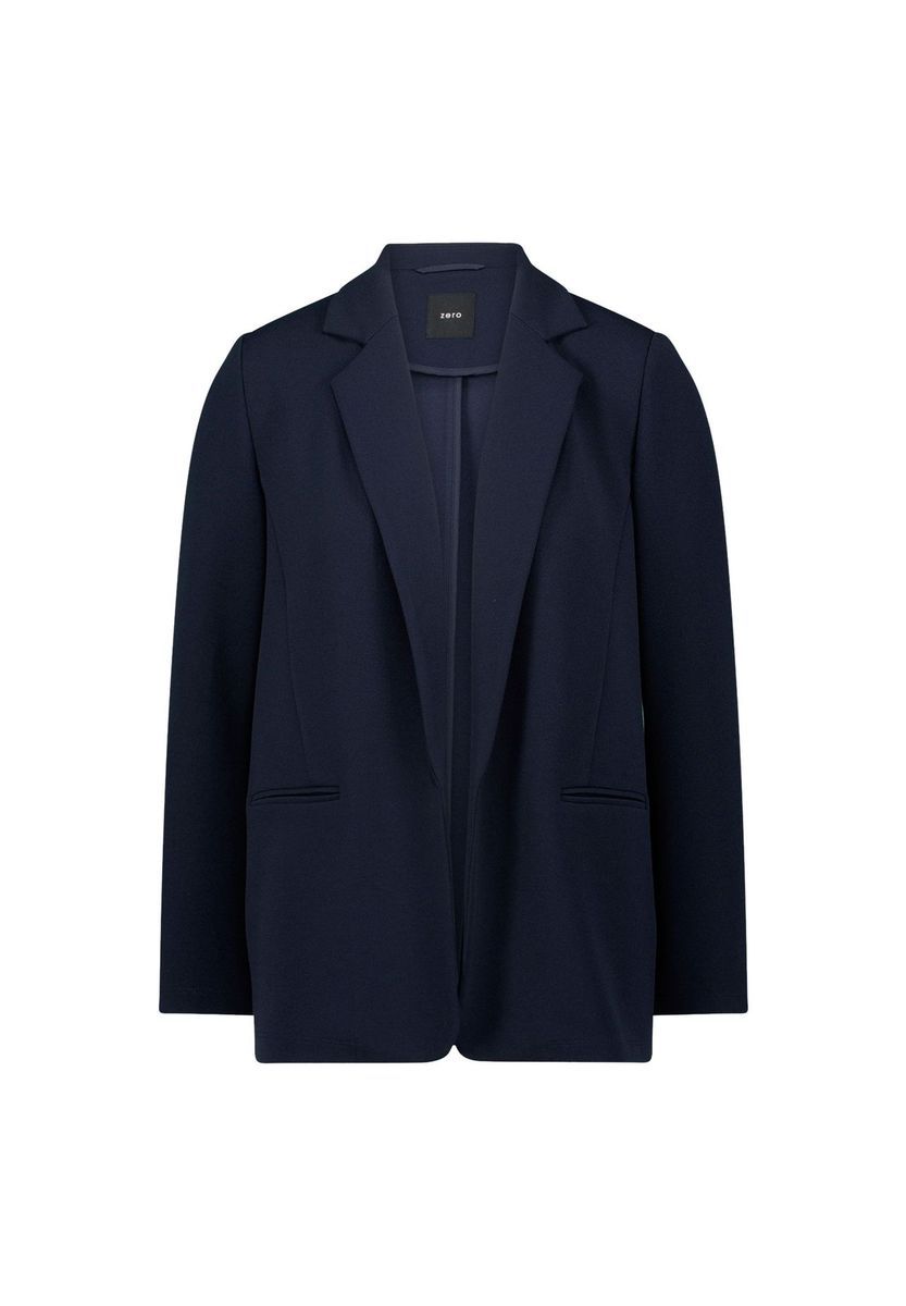 zero Longblazer offener Style, blau, 34