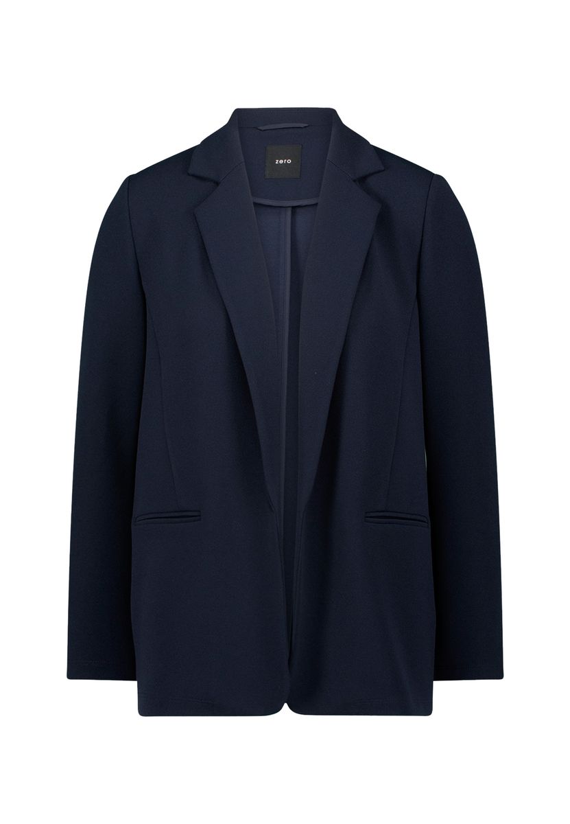zero Longblazer offener Style, blau, 34
