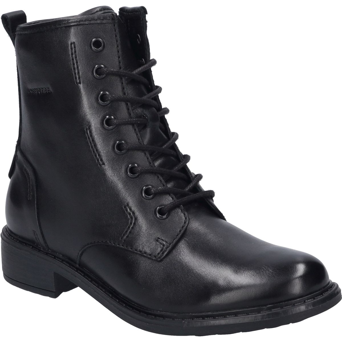 Klassische Schnürstiefelette aus Leder