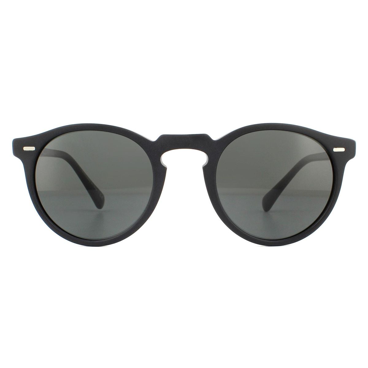 Runde Sonnenbrille mit Schlüssellochsteg