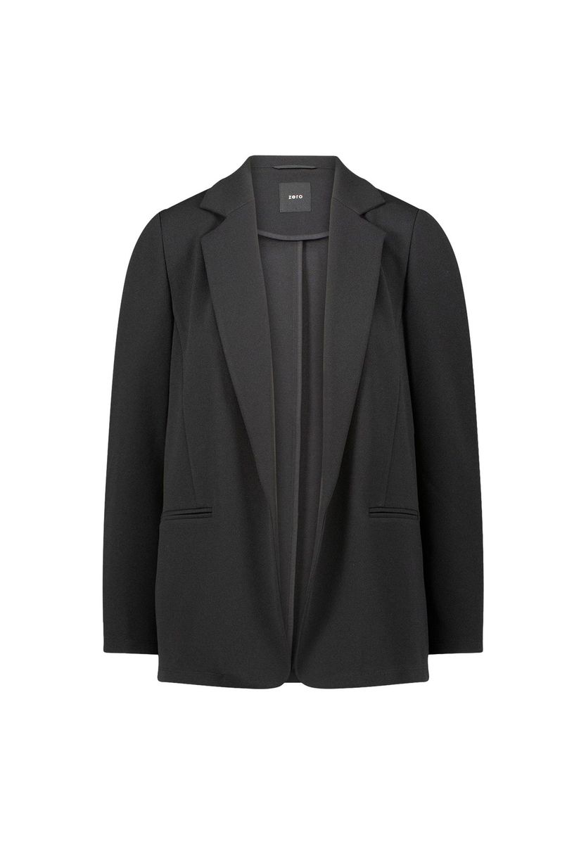 zero Longblazer offener Style, schwarz, 34