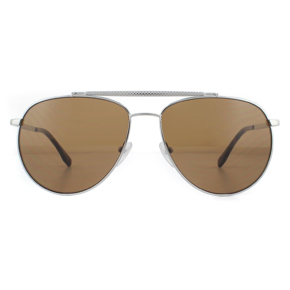 Pilotenbrille mit silbernem Rahmen