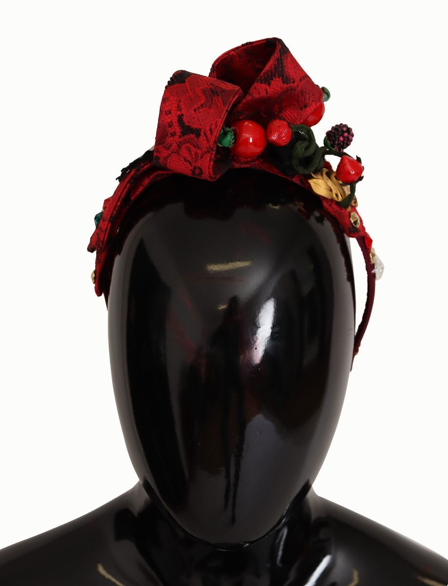 Kopfband Tiara mit Schleife und Frucht-Verzierung