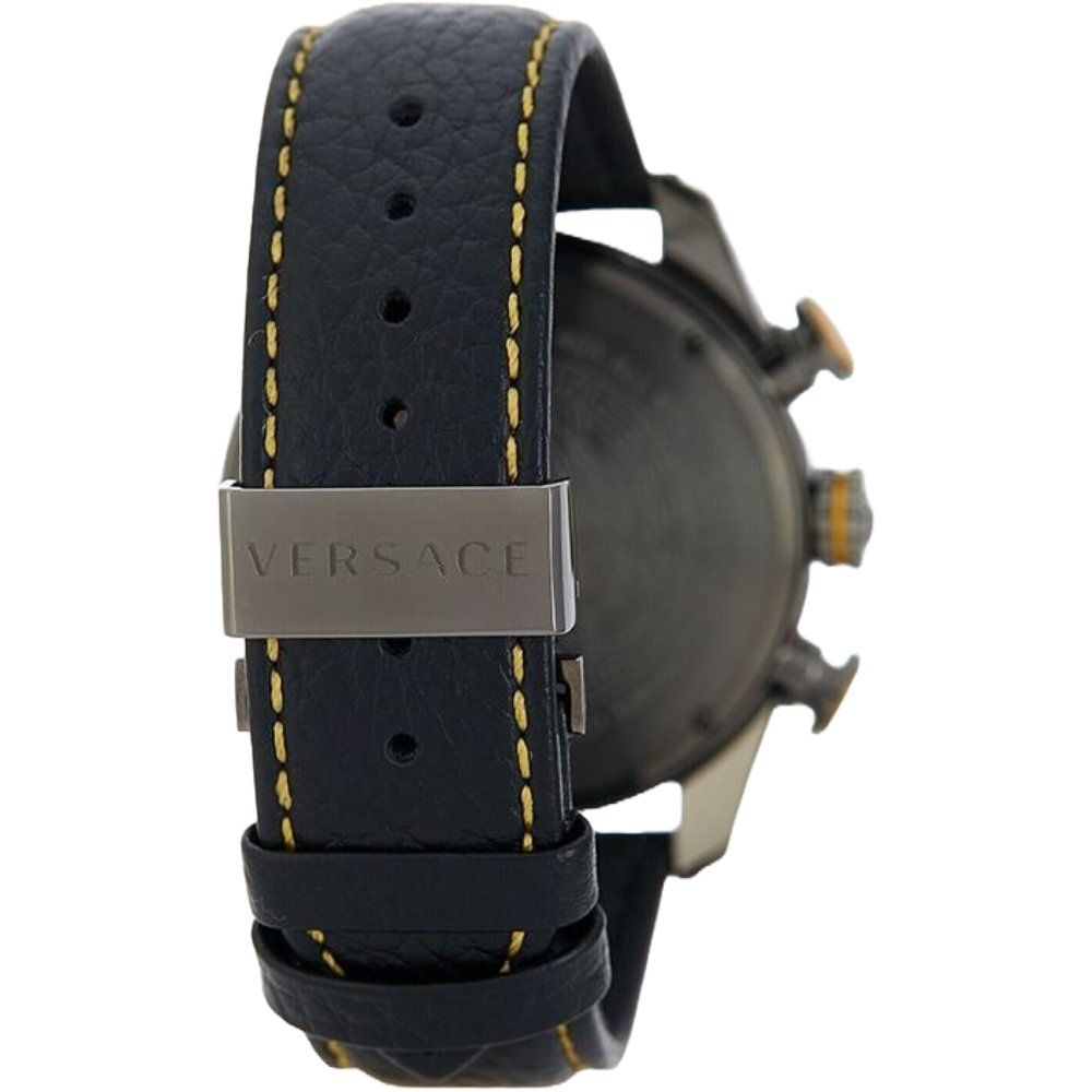 Anspruchsvoller Chronograph mit Lederarmband