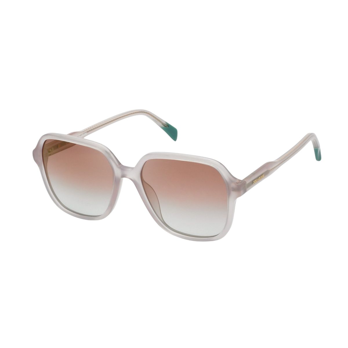Sonnenbrille mit geometrischem Farbverlaufsrahmen