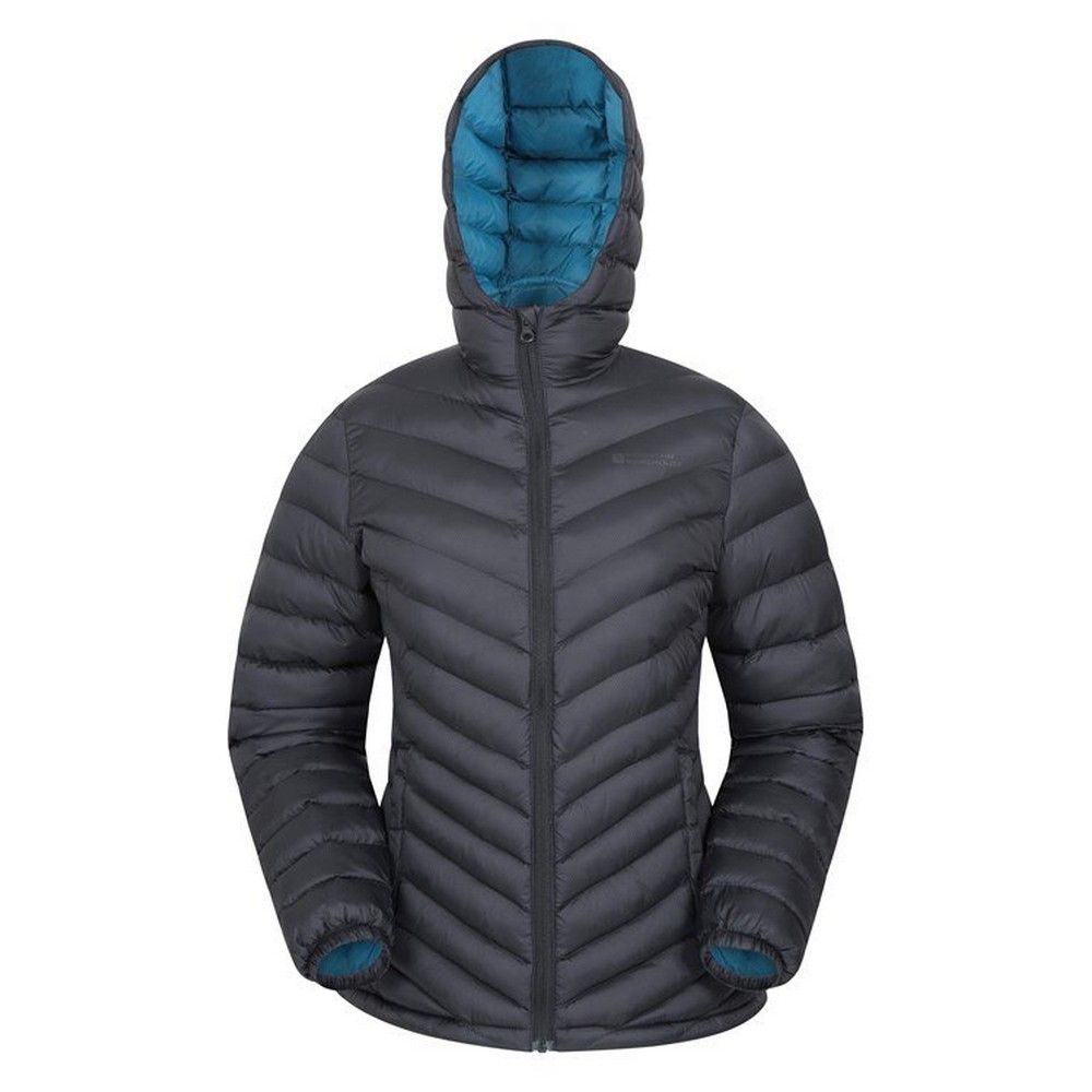 Leichte Damenjacke mit Kapuze und Wattierung