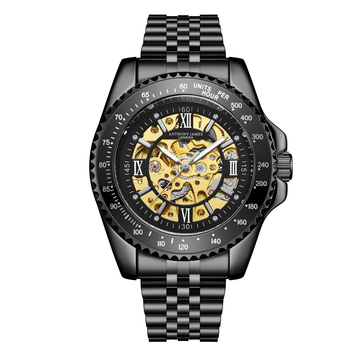 Automatische Herrenuhr mit Tachymeterfunktion