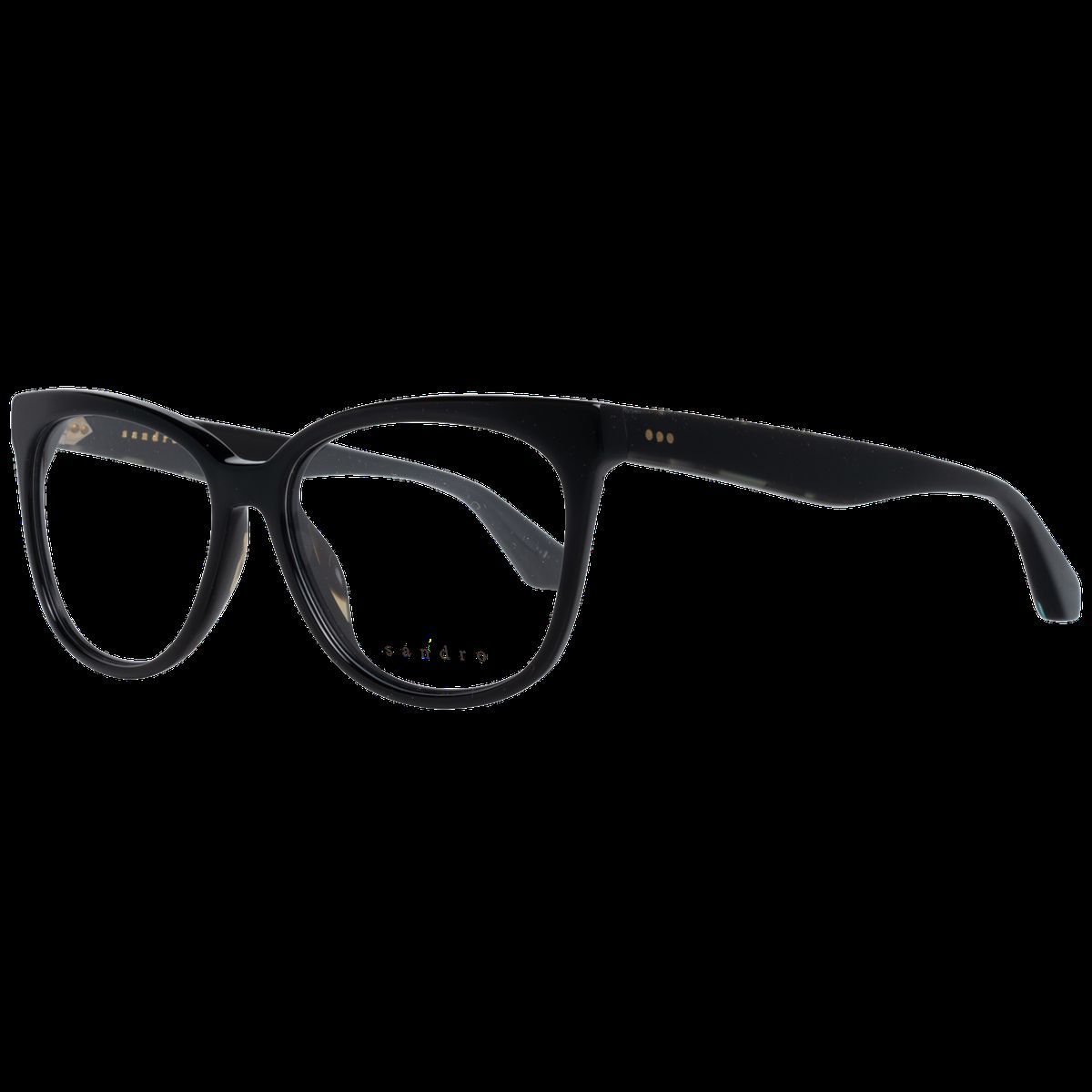 Schwarze Cat-Eye Vollrandbrille