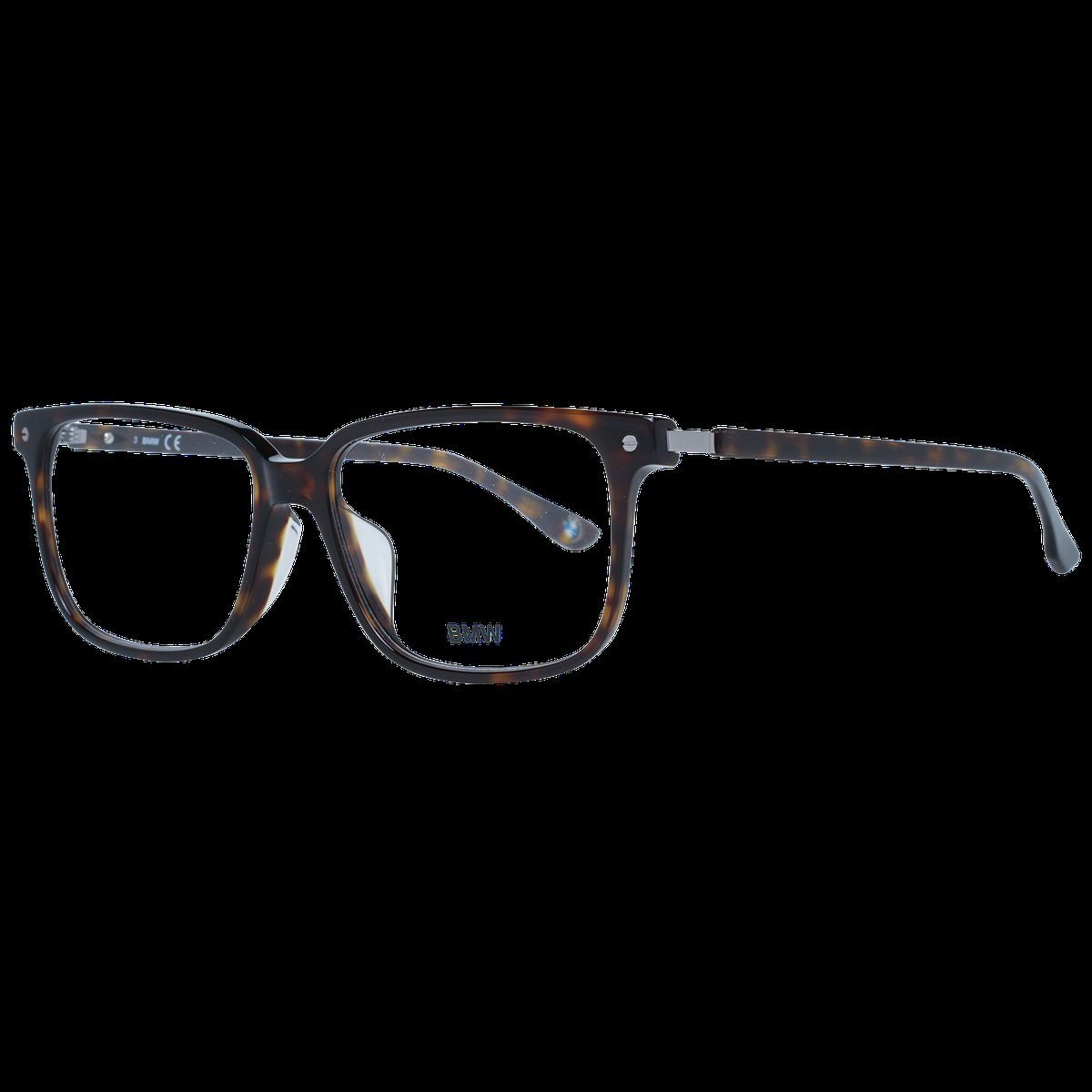 Rechteckige Brille mit Schildpattmuster