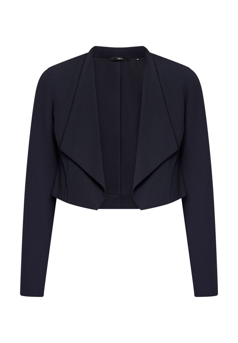 Kurz Blazer Jacke mit offener Vorderseite