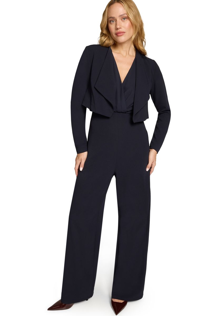 Kurz Blazer Jacke mit offener Vorderseite