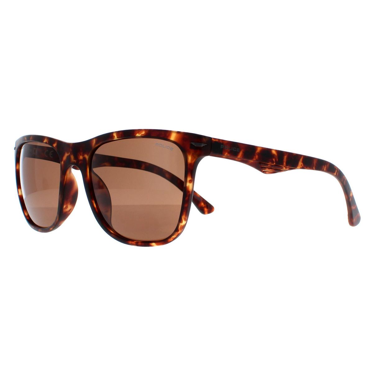 Klassische rechteckige Schildpatt-Sonnenbrille