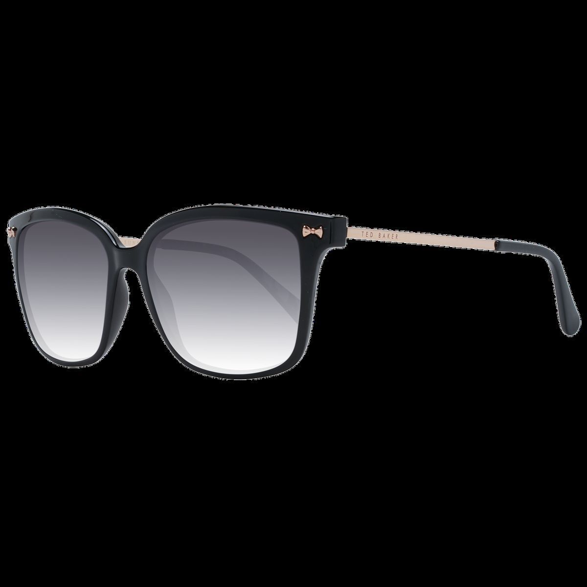 Sonnenbrille mit quadratischem Rahmen und Schleifendetail