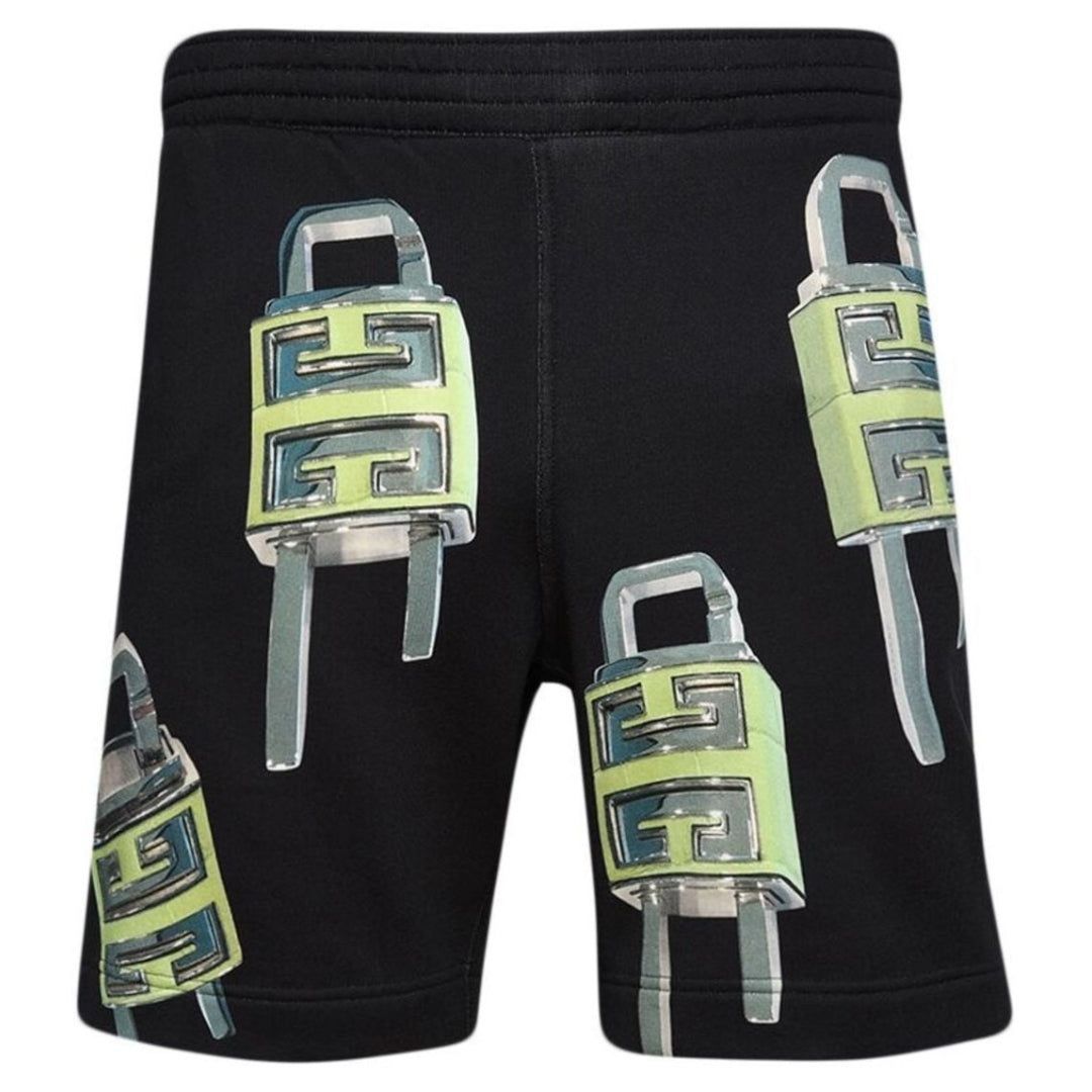 Relaxte Sweatshorts mit Grafikprint