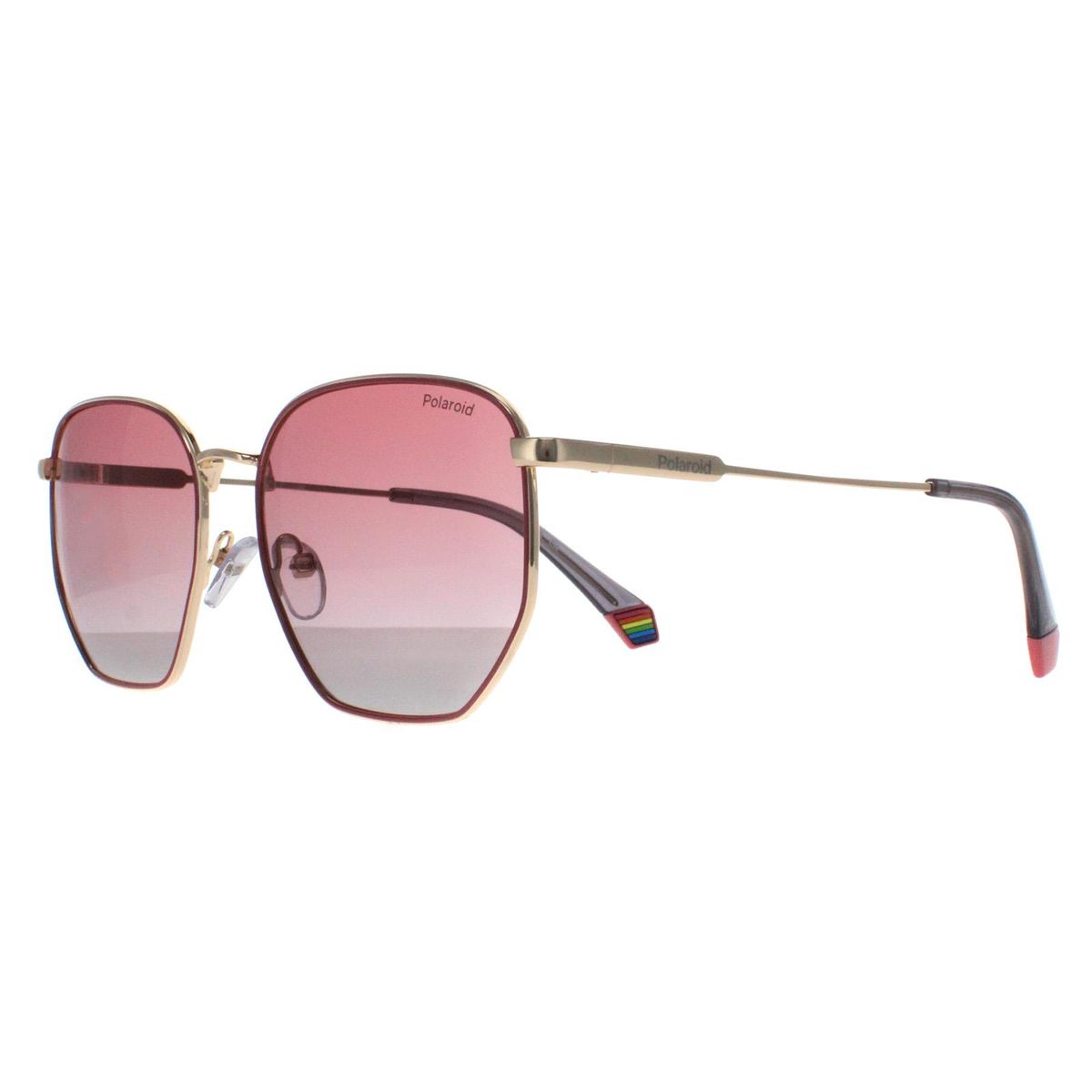 Quadratische Sonnenbrille mit Verlaufsgläsern