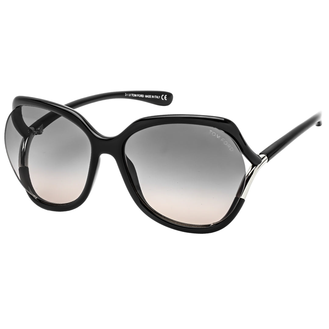 Übergroße Schmetterlingsbrille mit Farbverlauf